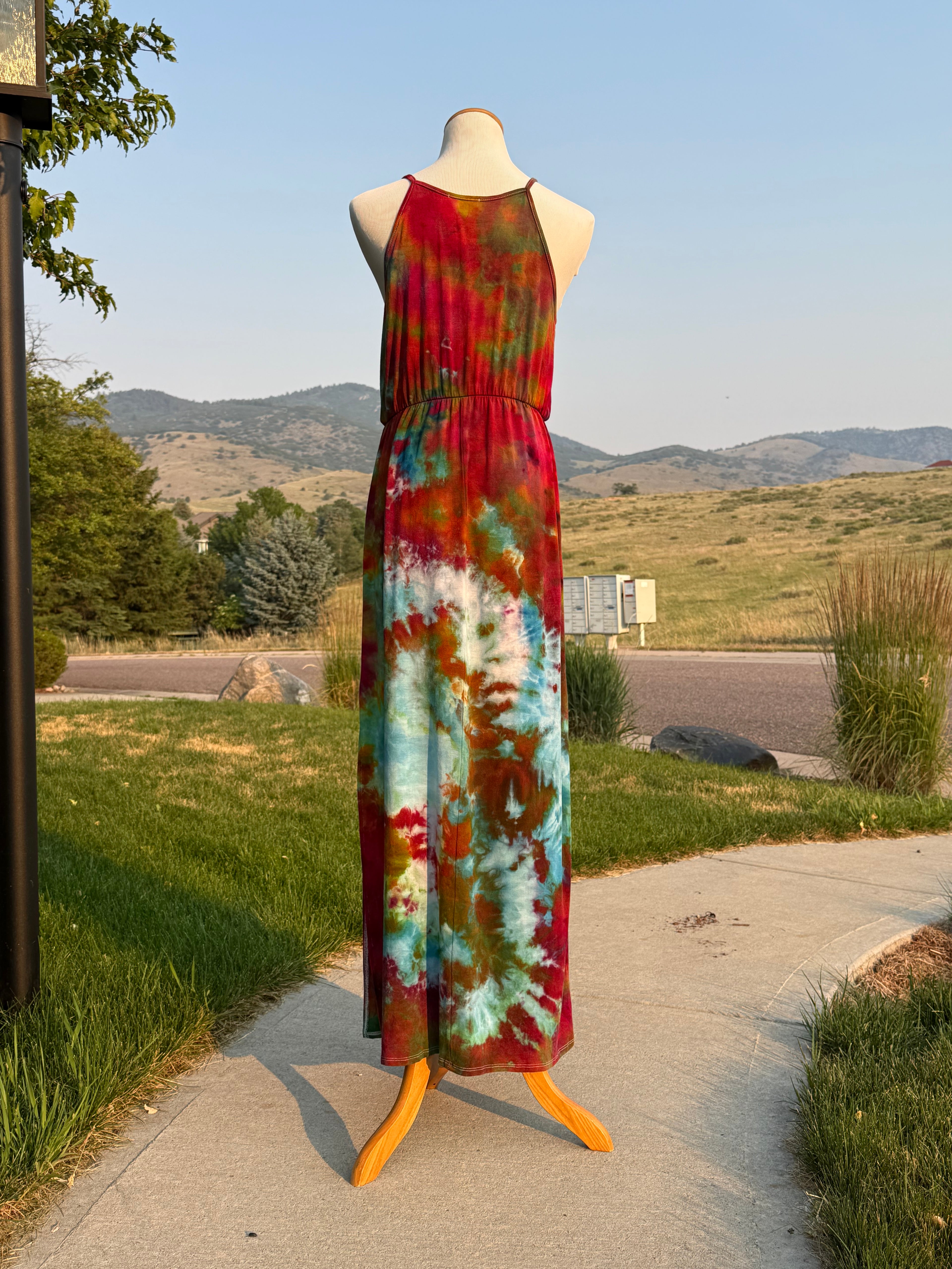 Rayon Maxi Dress Large