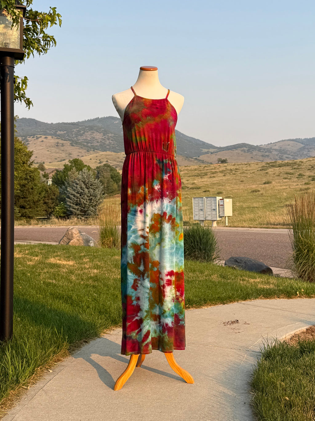 Rayon Maxi Dress Large