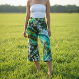 Rayon Palazzo Capris X-Small