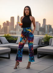 Women's Reverse Palazzo Pants Small