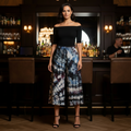 Linen/Rayon Palazzo Capris Small Clearance